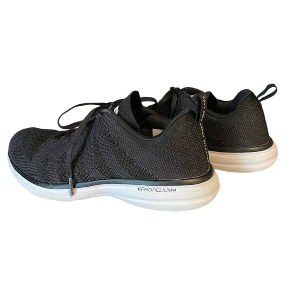 APL TechLoom Pro Running Sneaker Men’s 7 Black / White / Gum Walking Comfort - Picture 3 of 16